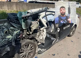 Imagem ilustrativa da imagem Policial morre após batida com caminhão na Baixada Fluminense