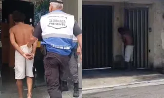 Imagem ilustrativa da imagem Preso em flagrante tentando invadir casas em Niterói; vídeos