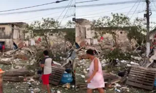 Imagem ilustrativa da imagem Tragédia: prédio desaba em Maceió deixando mortos e feridos