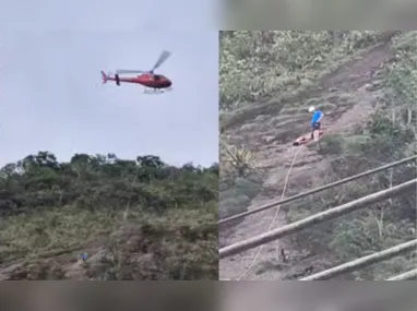 Imagem ilustrativa da imagem Homem sofre infarto durante rapel em pedra de Petrópolis