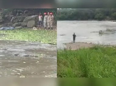 Edmilson tentou ajudar Hendiel Rane e também foi levado pela correnteza