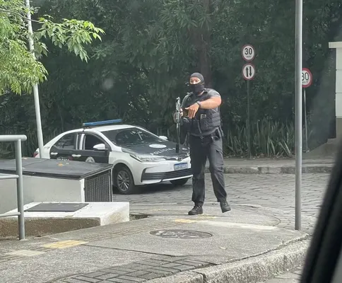 Polícia procura bandidos no pátio da Fiocruz