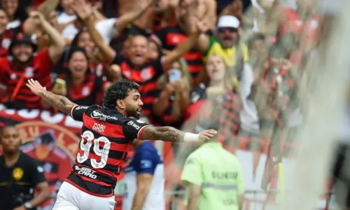 Gabigol se despediu do Flamengo neste domingo