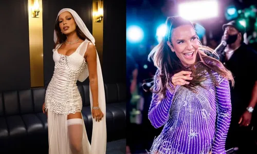 Ivete fará show às 22h; Anitta sobe no palco logo após os fogos