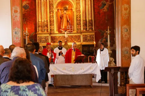 Celebração reuniu fiéis na Igreja São Lourenço