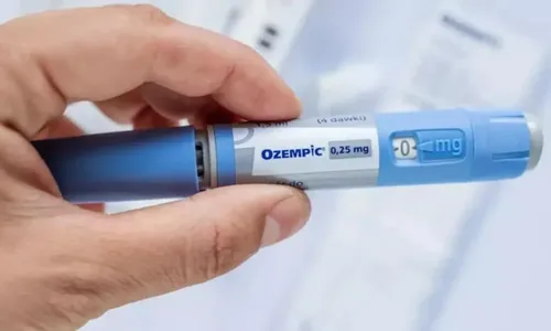 Ozempic é usado para reduzir o açúcar no sangue e emagrecimento