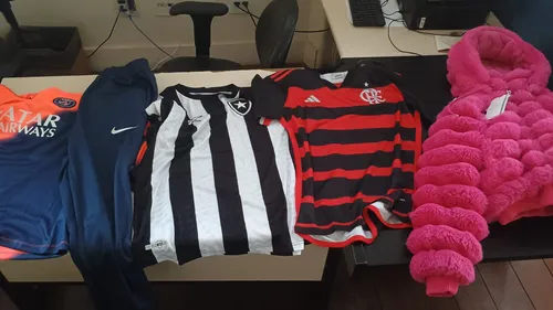 Camisas do Paris Saint-Germain, Botafogo e Flamengo foram furtadas por criminoso