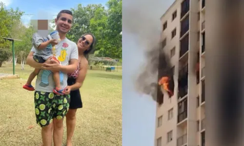 Família caiu da janela quando tentava fugir da fumaça