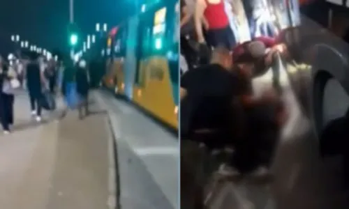 O jovem foi atropelado por um BRT da linha 14, no Rio de Janeiro