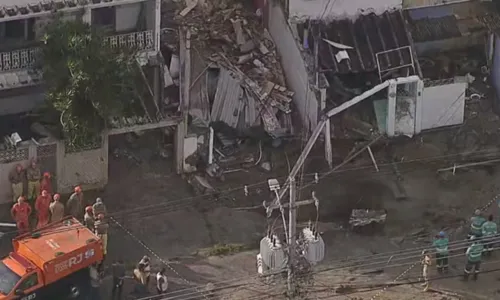 Marilene estava dormindo quando a força da água destruiu sua residência