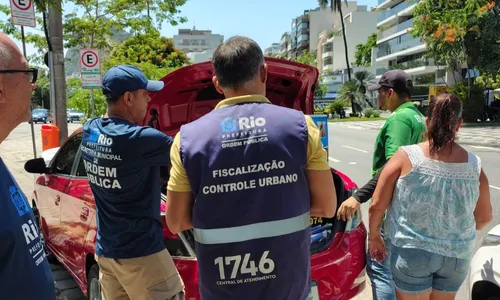 Fiscalização aconteceu no entorno da Lagoa Rodrigo de Freitas