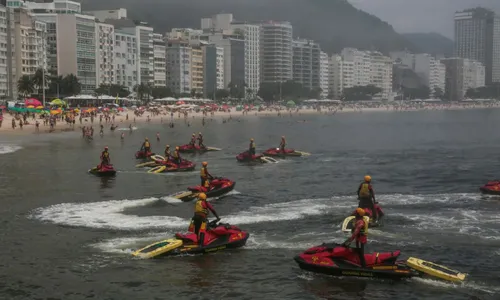 Recomendação é nunca entrar no mar com a bandeira vermelha