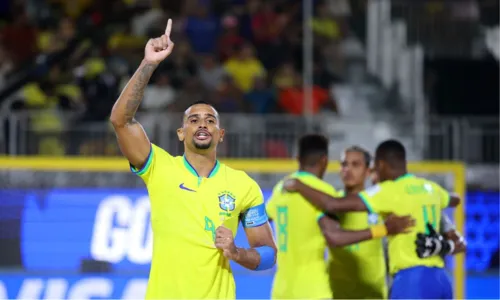 Comemoração da classificação do Brasil para as semis