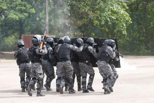 Tropas de elite da PM fizeram treinamento no Comando de Operações Especiais