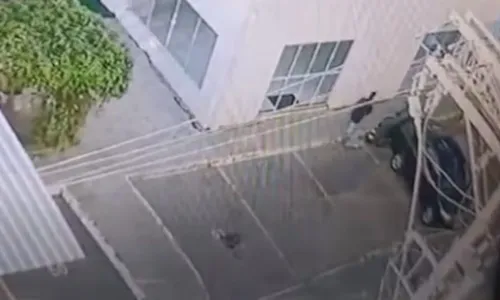 Apesar do susto, o menino não teve ferimentos graves
