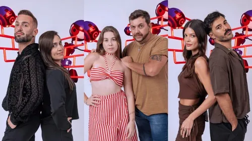 Daniele & Diego Hypólito, Edilberto & Raissa e Mateus & Vitória Strada estão no segundo paredão do BBB 25