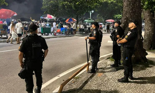 800 policiais atuaram na noite de Réveillon