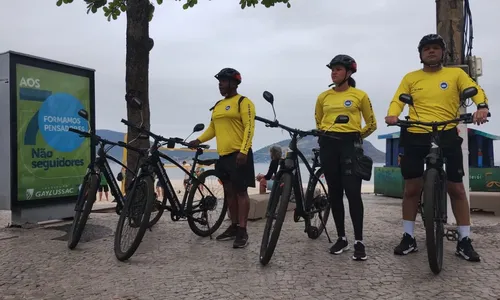 Equipe recebeu 12 bicicletas elétricas que percorrerão as principais vias do bairro