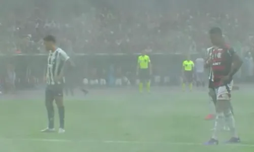 Chuva apertou logo no início do jogo