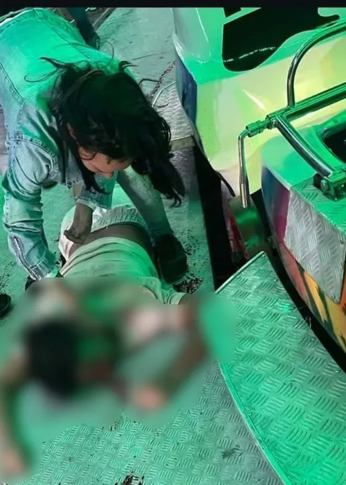 Pessoas que estavam no parque ajudaram os feridos