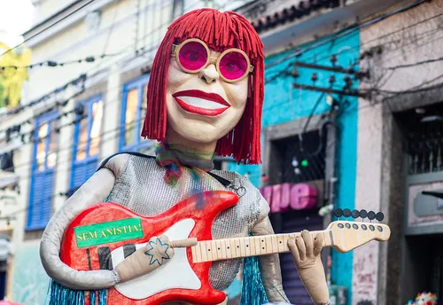 Bloco Céu na Terra homenageou Rita Lee