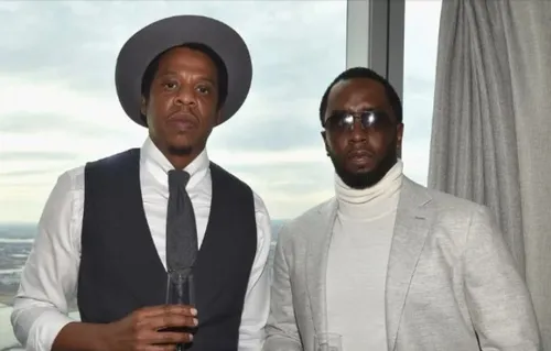 Rappers Jay-Z e Sean 'Diddy' Combs