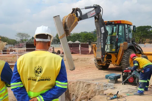 Obras seguem no Parque RJ