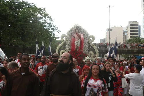 Procissão do Santuário de São Sebastião, na Tijuca, até a Catedral, no Centro do Rio