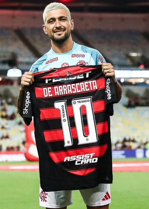 Arrascaeta é o novo camisa 10 do Flamengo