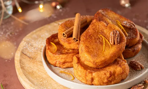 A rabanada de forno é uma opção mais simples e fácil para não perder tempo na preparação da ceia de Natal