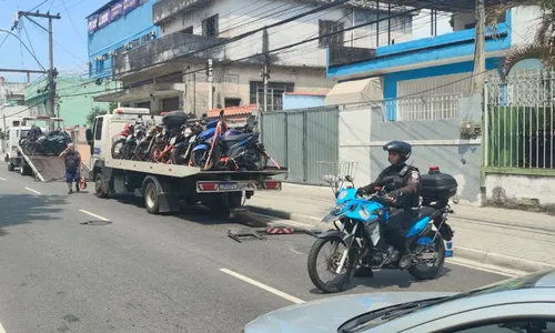 Em São Gonçalo, 15 motocicletas foram removidas para o depósito por irregularidades