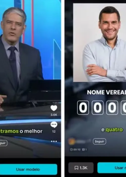 Deepfake de William Bonner é usada em propagandas de vereadores