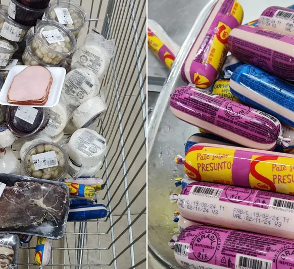 Mais de 300 kg de alimentos impróprios recolhidos em supermercados