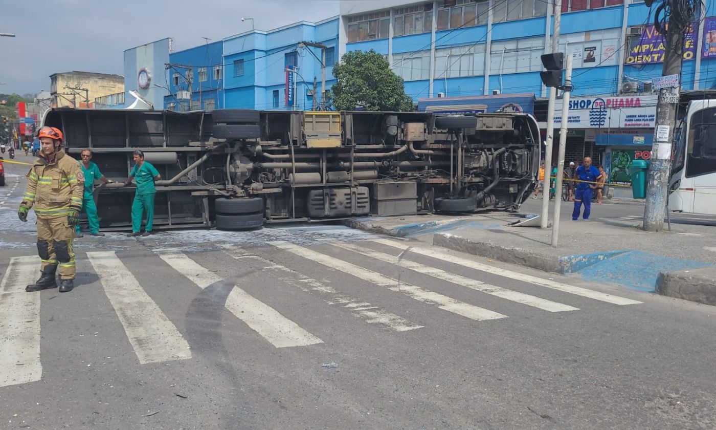 'Desespero', diz vítima de acidente de ônibus em São Gonçalo