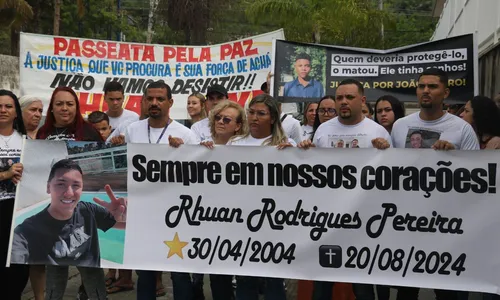 Rhuan morreu um dia depois da abordagem policial às margens da BR-101