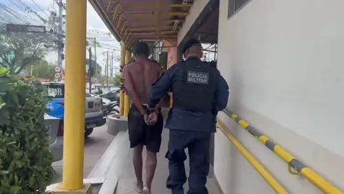 O suspeito foi levado para a 82ª DP (Maricá)