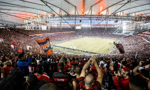 Torcida do Flamengo esgotou os ingressos para a partida contra o Racing