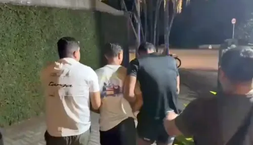 Os suspeitos presos na Barra da Tijuca