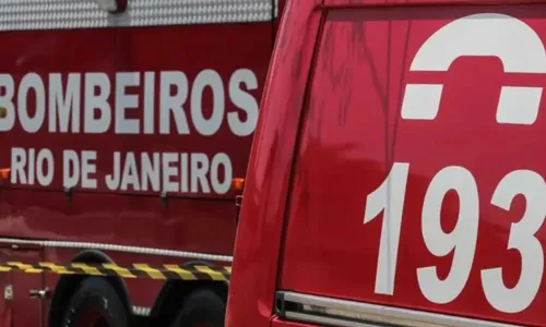 A vítima foi socorrida pelos bombeiros