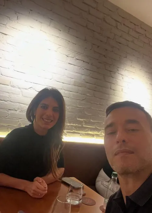 Pais de gêmeos, Andréia e André comemoraram no sábado (7)