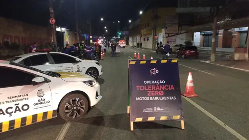 Uma das ações aconteceu no Centro de São Gonçalo