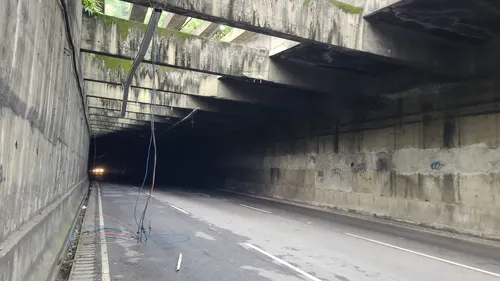 Ocorrência registrada no Túnel Noel Rosa