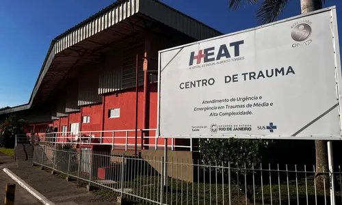 Policial militar foi levado para o Hospital Estadual Alberto Torres (HEAT), em São Gonçalo