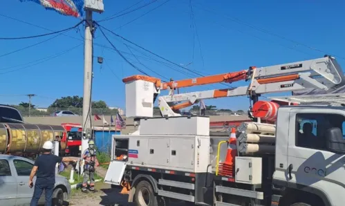 Enel flagrou a irregularidade em posto de gasolina