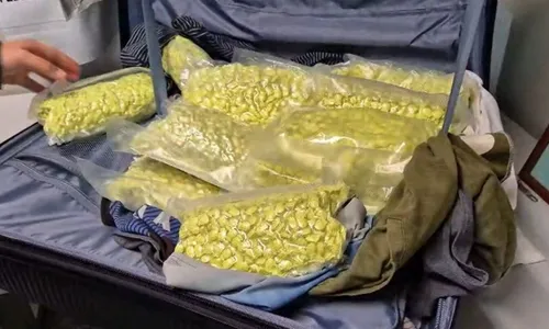 Droga estava dentro da bagagem do passageiro
