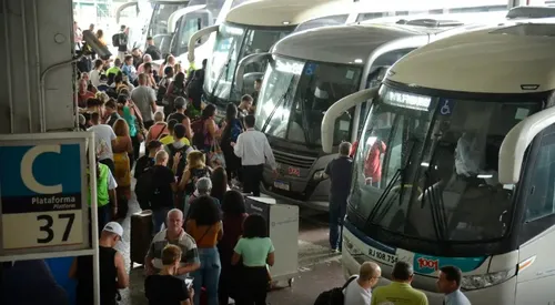 O terminal oferece ampla infraestrutura para os viajantes