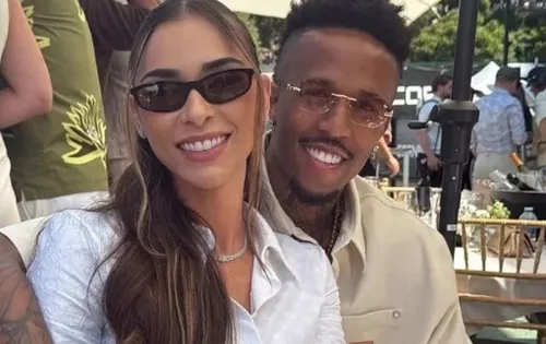 Tainá Castro tranquiliza seguidores após ser vista sem aliança e nega crise no casamento com Éder Militão