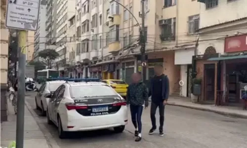 A prisão foi feita por agentes da 9ª DP (Catete)