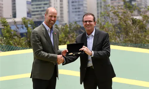 O encontro aconteceu no Pão de Açúcar, no Rio, na manhã desta segunda-feira (3)