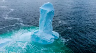 Imagem ilustrativa da imagem Foto de iceberg semelhante a um pênis viraliza na internet